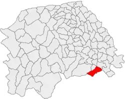 Location in Suceava County
