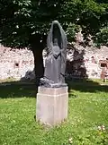 Sculpture of Dorottya Kanizsai in Siklós, by Miklós Borsos