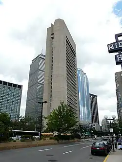 View from the west side of 177 Huntington