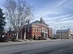 The historic Bothwell Town Hall building seen in December 2025