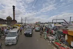 Boundary Roundabout and the Ajegunle Central Mosque