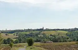 A general view of Bourg-Saint-Bernard