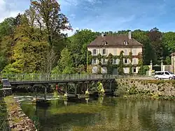 The river Ain in Bourg de Sirod