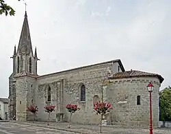The church in Bourgougnague