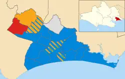 2007 results map