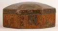 The figural decoration of this example shows a strong relationship to paintings of the 17th century.[101]
