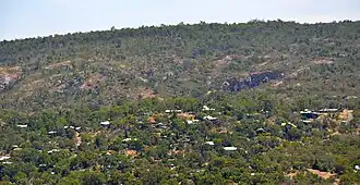 Boya from the south, Mountain Quarry and Greenmount Hill behind