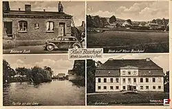 A postcard showing images of the village, c. 1930