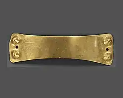 Gold wristguard from Vila Nova de Cerveira, Portugal.[20]