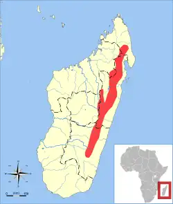 Map of range