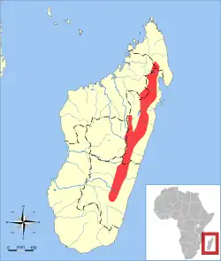 Map of range
