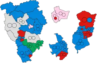 2023 results map