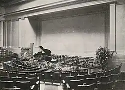 The Toledo Museum of Art once contained a performance space called the Hemicycle, seen here in 1912.