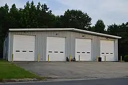 Town hall and fire station