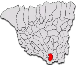 Location in Gorj County