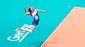 Brankica Mihajlović at jump serve