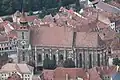 View of the church from the Tâmpa mountain