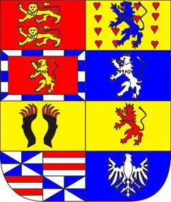 coats of arms of the duchy of Brunswick-Lüneburg (1585);