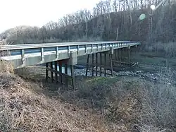 Bridge over Brazeau Creek