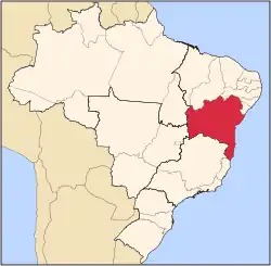 Municipalities of Bahia