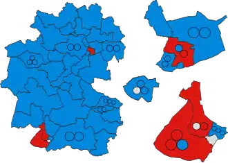 2011 results map