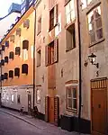 Old warehouses on the southern side.