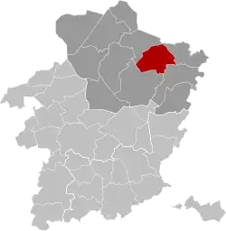Location of Bree in Limburg