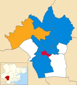 2004 results map