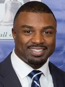 Westbrook during his induction into the Philadelphia Eagles Hall of Fame