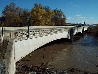 Replacement for Bridge between Monroe and Penn Townships, October 2009