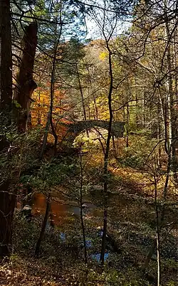 One of the 16 "Rockefeller bridges" in the Preserve
