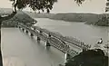 First and second bridges side by side