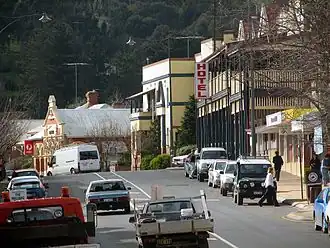 Hampton Street, the main street of Bridgetown