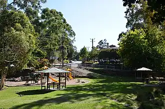 Park near Bridgewater Mill