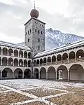 Castle courtyard