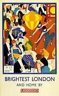 The London Underground Electric Railway Company Ltd. published this poster in 1924.