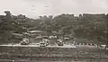 View from Rocks House, with motor charabanc, before 1914