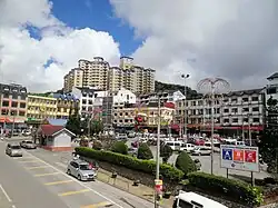 Downtown Brinchang.