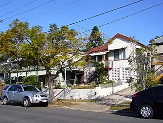 Residential street, Herston, 2010