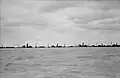 Mulberry harbour in operation (1944)