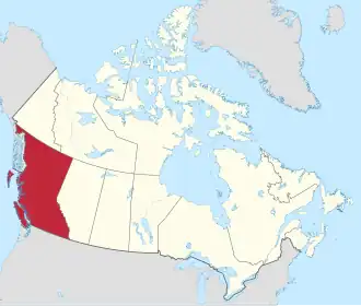 List of National Historic Sites of Canada in British Columbia