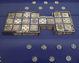 The Royal Game of Ur, southern Iraq, about c. 2600&nbsp;BC – c. 2400&nbsp;BC