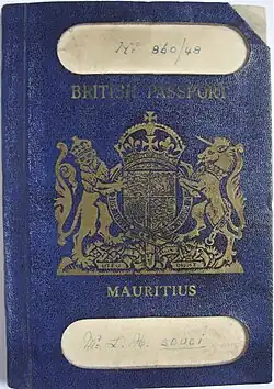 Mauritian passport