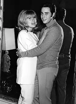 Chris Crosby (right) and his wife Britt Semand in 1966