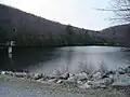 Picture of Reservoir On top of Dam