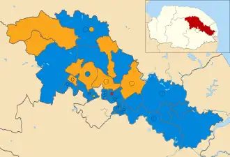 2011 results map