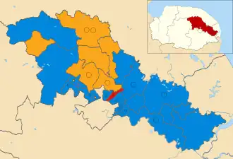 2019 results map