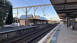 Northbound view on Platform 1