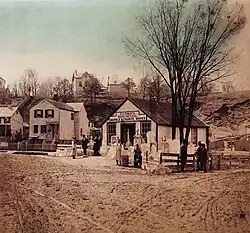 Monumental Granite and Marble Works in North Tarrytown (now Sleepy Hollow) that made tombstones for the cemetery (late 1800s)