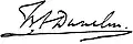 Brooke Foss Westcott's signature